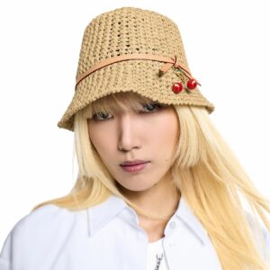 Alternative view of Louis Vuitton LV x TM Cerise Charms Hat Natural For Women M5086M