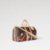 Louis Vuitton LV x TM Keepall Bandouliere 45 Travel Bag 17.7in/ 45cm Brown Monogram Canvas Gold Hardware For Women M14182 - Image 3