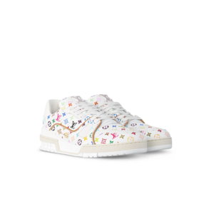 Louis Vuitton LV x TM LV Trainer Sneakers White For Women 1AJQC9