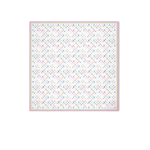 Louis Vuitton LV x TM Monogram Multicolor Shawl 52.8in/ 134cm White For Women M94974