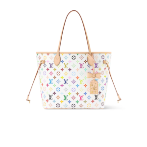 Louis Vuitton LV x TM Neverfull MM Tote Bag 12.2in/ 31cm Multicolor Gold Hardware For Women M27787
