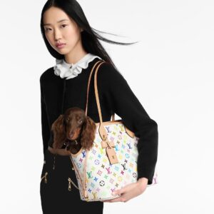 Alternative view of Louis Vuitton LV x TM Neverwoof Tote Bag 12.2in/ 31cm Multicolored Gold Hardware For Women M27839