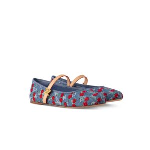 Louis Vuitton LV x TM Romy Flat Ballerina Denim For Women 1AHKOV