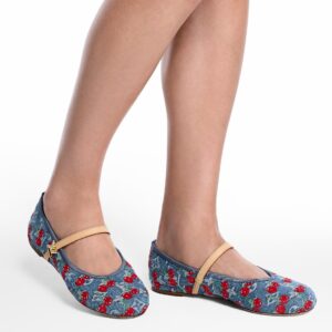 Alternative view of Louis Vuitton LV x TM Romy Flat Ballerina Denim For Women 1AHKOV