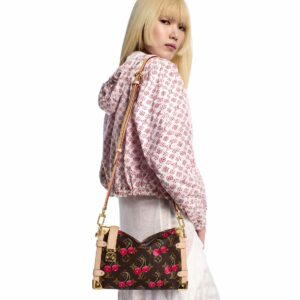 Alternative view of Louis Vuitton LV x TM Side Trunk MM Shoulder Bag 9.3in/ 23.5cm Monogram Gold Hardware For Women M14278