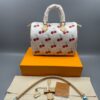 Louis Vuitton LV x TM Speedy Soft Bandouliere 30 Top Handle Bag 11.8in/ 30cm White Gold Hardware For Women M14238 - Image 5