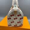 Louis Vuitton LV x TM Speedy Soft Bandouliere 30 Top Handle Bag 11.8in/ 30cm White Gold Hardware For Women M14238 - Image 6