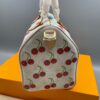Louis Vuitton LV x TM Speedy Soft Bandouliere 30 Top Handle Bag 11.8in/ 30cm White Gold Hardware For Women M14238 - Image 7