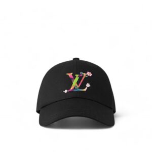 Louis Vuitton LV x TM Superflat Cap Black For Women M5000M