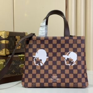 Alternative view of Louis Vuitton Mini Shopper Tote Damier Bag Brown 26cm/10.2in - N40810