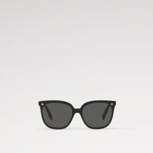 Alternative view of Louis Vuitton Monogram Fame Large Square Sunglasses Black For Women Z2135U