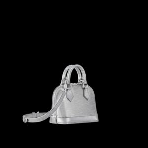 Alternative view of Louis Vuitton Nano Alma Top Handle Bag 7.1in/ 18cm Silver Silver Hardware For Women M82682