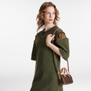 Alternative view of Louis Vuitton Nano Speedy Top Handle Bag 6.3in/ 16cm Brown Gold Hardware For Women M81085
