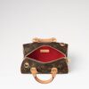 Louis Vuitton Nano Speedy Dating Top Handle Bag 7.1in/ 18cm Brown Gold Hardware For Women M13226 - Image 3