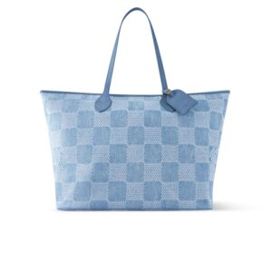 Louis Vuitton Nevereverfull Bag Denim Blue For Men 60cm/24in - N00198