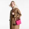 Louis Vuitton Neverfull Bandouliere Inside Out BB Tote Bag 10.4in/ 26cm Rose Pondichery Gold Hardware For Women M12106 - Image 2