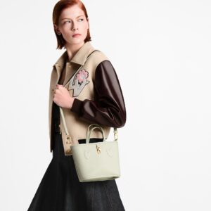 Alternative view of Louis Vuitton Neverfull Bandoulière Inside Out BB Tote Bag 10.4in/ 26cm Monogram Celadon Gold Hardware For Women M28236
