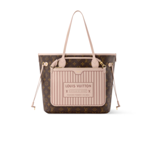 Louis Vuitton Neverfull Inside Out MM Tote Bag 12.2in/ 31cm Monogram Sand Gold Hardware For Women M28375