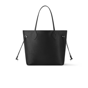 Louis Vuitton Neverfull MM Tote Bag 12.2in/ 31cm Black Silver Hardware For Women M11930
