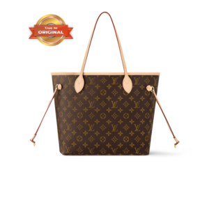 Louis Vuitton Neverfull MM Tote Bag 12.2in/ 31cm Brown Monogram Gold Hardware For Women M40995