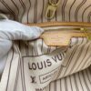 Louis Vuitton Neverfull MM Tote Bag 12.2in/ 31cm Beige Damier Azur Canvas Gold Hardware For Women N41361 - Image 10