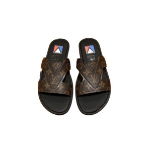 Louis Vuitton Oasis Mule Monogram Ebene For Men