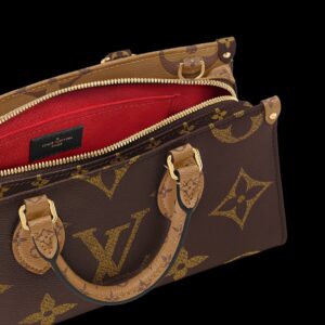 Alternative view of Louis Vuitton OnTheGo East West Tote Bag 9.8in/ 24.8cm Brown Gold Hardware For Women M46653