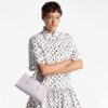 Louis Vuitton OnTheGo East West Tote Bag 9.8in/ 25cm Misty Lilac Gold Hardware For Women M15192 - Image 3