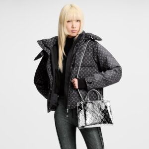 Alternative view of Louis Vuitton OnTheGo PM Tote Bag 9.8in/ 25cm Silver Metallic Silver Hardware For Women M26373