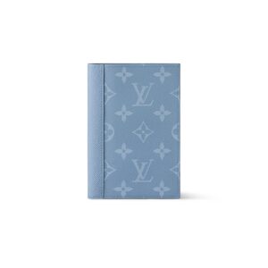 Louis Vuitton Passport Cover Sky Blue For Men 5.5in/14cm M14358
