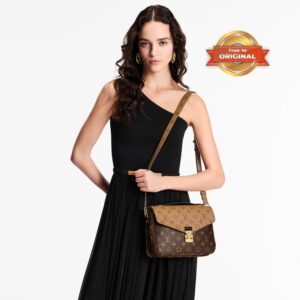 Alternative view of Louis Vuitton Pochette Metis Shoulder Bag 9.8in/ 25cm Brown Monogram Reverse Canvas Gold Hardware For Women M44876