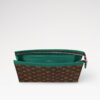 Louis Vuitton Pochette Voyage MM Pouch 10.6in/ 27cm Borneo Green Monogram Macassar Canvas Silver Hardware For Men M12816 - Image 4