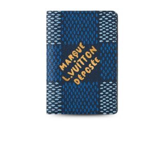 Louis Vuitton Pocket Organizer Blue For Men 4.4in/11.2cm N40677
