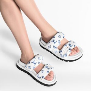 Alternative view of Louis Vuitton Pool Pillow Comfort Mule Blue For Women 1AHMKL