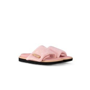 Louis Vuitton Pool Pillow Flat Comfort Mule Pink For Women 1AGUZD