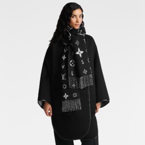 Alternative view of Louis Vuitton Reykjavik 2.0 Scarf Black For Women 94.5in/240cm M97143