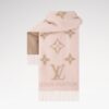 Louis Vuitton Reykjavik Scarf Beige Rose For Women 74.8in/190cm M78908 - Image 4
