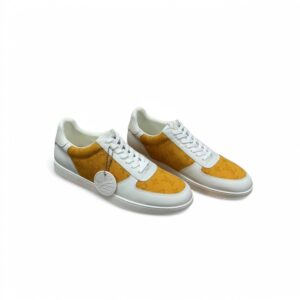 Louis Vuitton Rivoli Sneaker Monogram Metallic Canvas Yellow/White For Men LV