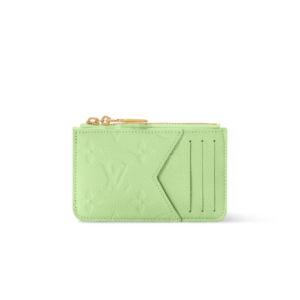 Louis Vuitton Romy Card Holder Apple Green For Women 4.7in/12cm M27668