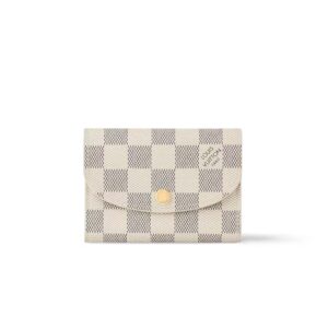 Louis Vuitton Rosalie Coin Purse Damier Azur Canvas For Women 4.3in/11cm N61276