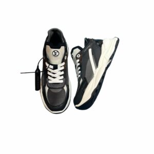Louis Vuitton Run 55 Sneaker Black For Men