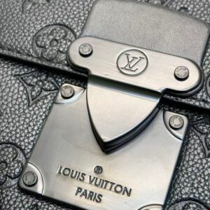 Alternative view of Louis Vuitton S-Lock Briefcase Taurillon Monogram Black For Men, Men's Bags, Shoulder And Crossbody Bags 14.6in/37cm LV M20835