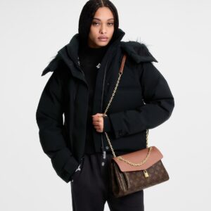 Alternative view of Louis Vuitton Saint Germain PM Shoulder Bag 11.8in/ 30cm Monogram/ Cognac Gold Hardware For Women M27065