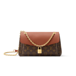 Louis Vuitton Saint Germain PM Shoulder Bag 11.8in/ 30cm Monogram/ Cognac Gold Hardware For Women M27065