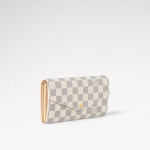 Alternative view of Louis Vuitton Sarah Wallet Damier Azur Canvas For Women 7.5in/19cm N63208