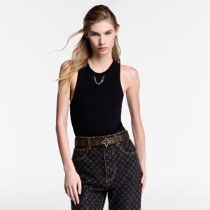 Alternative view of Louis Vuitton Slim Flower 35mm Reversible Belt Black For Women M8899U