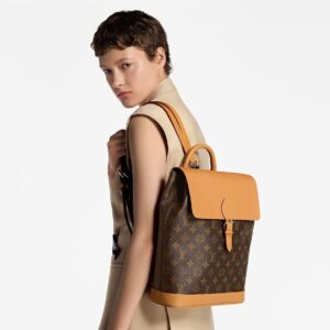 Alternative view of Louis Vuitton Soho MM Backpack 12.6in/ 32cm Monogram Gold Hardware For Women M14653
