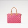 Louis Vuitton Speedy Bandouliere 25 Top Handle Bag 9.8in/ 25cm Monogram Origine Rose Ruban Gold Hardware For Women M27528 - Image 5