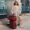 Louis Vuitton Keepall Bandouliere 45 Travel Bag 17.7in/ 45cm Bordeaux Gold Hardawre M15180 - Image 2