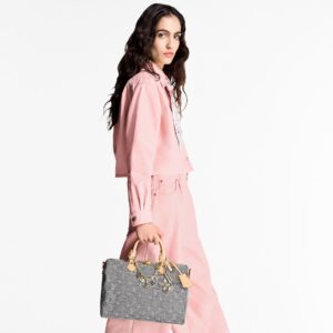 Alternative view of Louis Vuitton Speedy Soft 30 Top Handle Bag 11.8in/ 30cm Washed Gray Gold Hardware For Women M13344